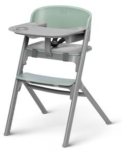 KINDERKRAFT SELECT-Dětská jídelní židle LIVY Premium Olive green +lehátko CALMEE