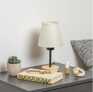 Brilagi - Stolní lampa NUBILA WOOD 1xE27/25W/230V dub/krémová