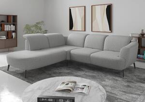ROHOVÁ SEDAČKA, textil, světle šedá Sit & More - Sedací soupravy, Online Only