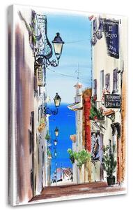 Obraz na plátně Itálie Street Walking View - Irina Sadykova Rozměry: 40 x 60 cm