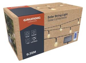 Grundig - LED Stmívatelný solární řetěz 50xLED/8 funkcí 9,35m IP44 teplá bílá+DO