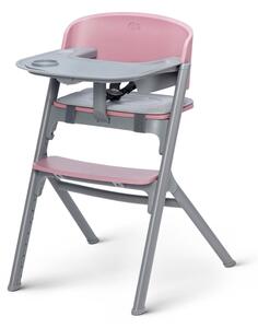 KINDERKRAFT SELECT-Dětská jídelní židle LIVY Premium Aster pink + lehátko CALMEE