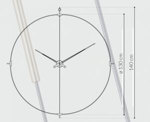 Designové nástěnné hodiny Nomon Delmori N 130cm