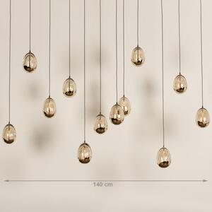 Závěsné designové svítidlo Benelux Gold 12 (LMD)