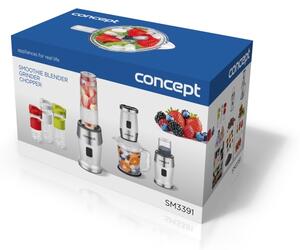 Concept SM3391 - Smoothie mixér s příslušenstvím 700W/230V bílá