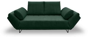 ROZKLÁDACÍ POHOVKA, textil, tmavě zelená MID.YOU - Rozkládací pohovky, Online Only