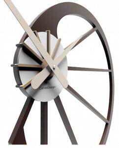 Designové hodiny 10-118 CalleaDesign Snail 45cm (více barevných variant) Barva antracitová černá-4
