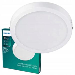 Stropní Svítidlo LED panel Stropní Svítidlo na omítku 12W 4000K 21cm Bílá PHILIPS