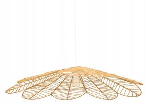 Závěsné svítidlo Atmosphera béžové boho květina 98 cm E27 1-bodové