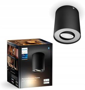 Stropní LED svítidlo přisazené Spot Pillar Černé 4.2W CCT PHILIPS HUE