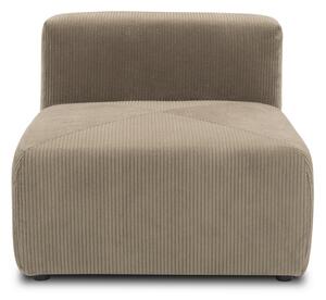 DÍL POHOVKY, textil, jílová barva MID.YOU - Pohovky, Online Only