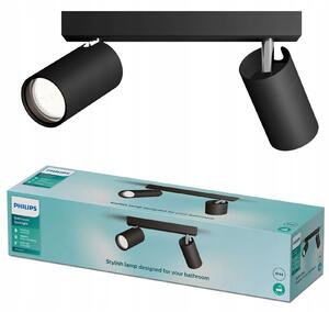 Stropní bodové svítidlo kulatý Philips černé