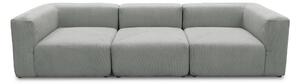 TŘÍMÍSTNÁ POHOVKA, textil, světle šedá MID.YOU - Pohovky, Online Only