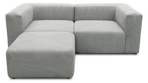 ROHOVÁ SEDAČKA, textil, světle šedá MID.YOU - Online Only sedačky, Online Only