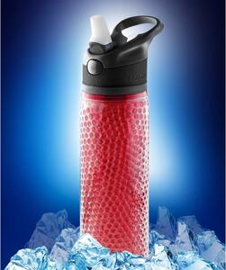 ASOBU chladící láhev na nápoje Deep Freeze červená 600ml
