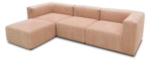 ROHOVÁ SEDAČKA, textil, růžová, barva růžového zlata MID.YOU - Online Only sedačky, Online Only
