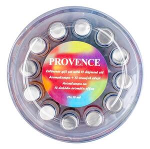 Provence Keramická aromalampa PROVENCE + 12 vonných olejů