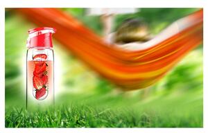 ASOBU designová fresh láhev s infuserem Flavour It červená 600ml