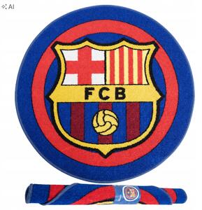 Koberec FC Barcelona s krátkým vlasem 60 x 60 cm