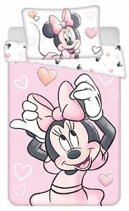 Dětské povlečení Minnie Mouse růžové 1161 100x135 JERRY FABRICS