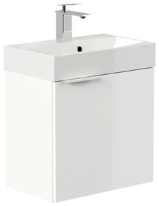 KOUPELNA PRO HOSTY, vysoce lesklá bílá, 50 cm MID.YOU - Koupelnové série, Online Only