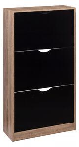 Botník 5five Simply Smart 60 x 119 x 23,3 cm černá