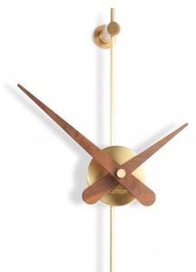 Designové nástěnné hodiny Nomon Punto y coma Gold N 113cm