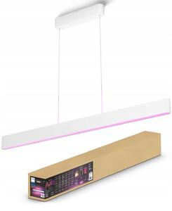 Závěsné Stropní Svítidlo ENSIS Bílé 79W CCT RGB PHILIPS HUE Bluetooth Zigbee