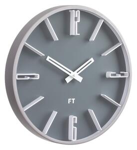 Designové nástěnné hodiny Future Time FT6010GY Numbers 30cm