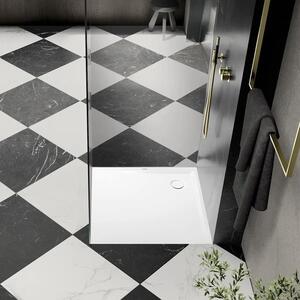 Sprchová vanička čtvercová Kaldewei Superplan 90x90 cm smaltovaná ocel alpská bílá 384800010001