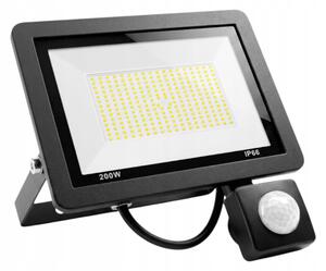 LED reflektor SuperLED 200 W 22000 lm studená bílá IP65 voděodolný