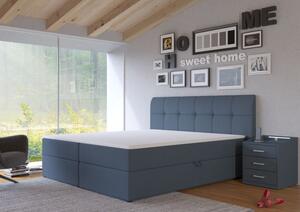 Kontinentální postel boxspring Izmir 160x200 výběr barev - s úložným prostorem