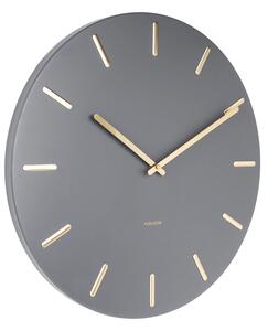 Designové nástěnné hodiny 5716GY Karlsson 45cm