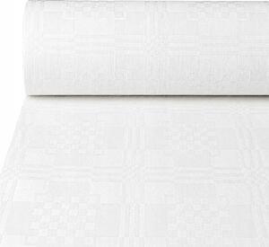 Papírový ubrus bílý, odolný proti skvrnám, 100 cm x 5000 cm, obdélníkový Papstar