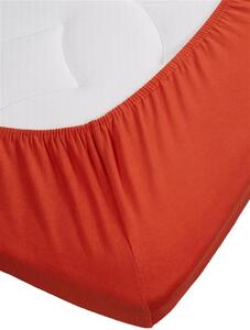 Beddinghouse Premium Jersey prostěradlo, červené, 140x200cm (pohodlné prostěradlo)