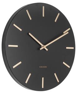 Designové nástěnné hodiny 5821BK black Karlsson 30cm
