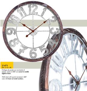 Lowell Italy Designové nástěnné hodiny 21475 Lowell 60cm