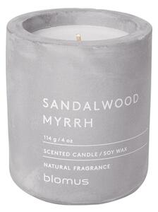 Vonná svíčka ze sojového vosku Sandal, Myrrh malá Blomus