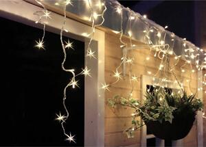 Solight LED vánoční závěs, rampouchy, 360 LED, 9m x 0,7m, přívod 6m, venkovní, teplé bílé světlo 1V401-WW