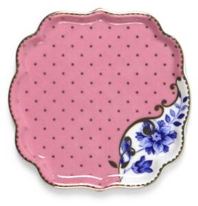 Pip Studio Royal odkládací tácek na čajové sáčky, růžový (odkládací tácek na použité čajové sáčky)