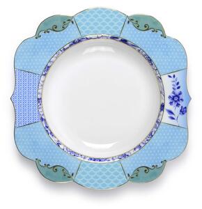 Pip Studio Royal Multi hluboký talíř Ø23,5cm, modrý (hluboký talíř)