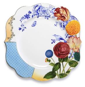 Pip Studio Royal talíř Ø28, barevný (krásný porcelánový talíř)