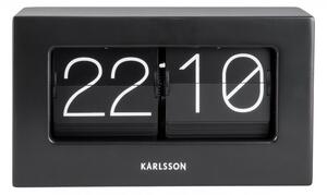 Designové stolní překlápěcí hodiny 5620BK Karlsson 21cm