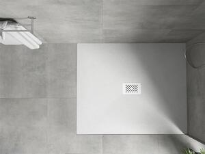 Mexen Hugo, obdélníková sprchová vanička SMC 110 x 100 cm, bílá, bílá krytka, 42101011-W