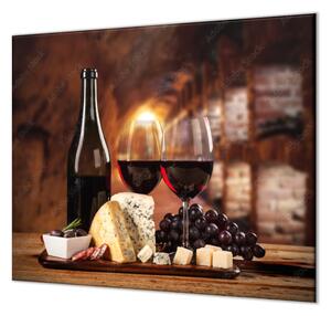 Ochranná deska servírování vína, sýru, oliv - 40x60cm / Bez lepení na zeď