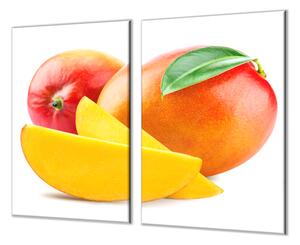 Ochranná deska ovoce mango - 52x60cm / S lepením na zeď