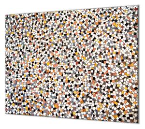 Ochranná deska malý mozaikový vzor - 52x60cm / S lepením na zeď