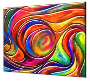Ochranná deska abstraktní předstih barev - 40x40cm