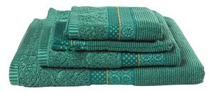 Pip Studio set 3ks froté ručníků Soft Zellige 30x50cm, zelená (Vysokogramážové velmi kvalitní froté)