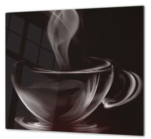 Ochranná deska abstraktní hrnek kávy - 50x70cm / Bez lepení na zeď